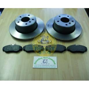 Land Rover Discovery 2 Front Brake Disc & Pad Kit